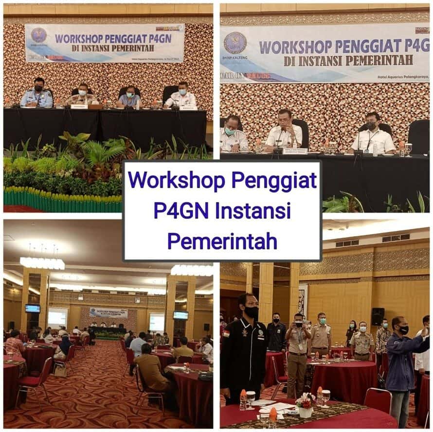 BNNP Kalteng Melaksanakan Kegiatan Workshop Penggiat P4GN Instansi Pemerintah