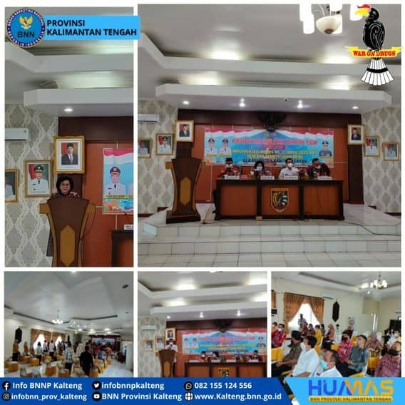 Kegiatan Kunjungan Kerja Kepala BNNP Kalteng Dalam Rangka Implementasi Inpres 2/2020 dan Rencana Pembentukan BNNK di Kabupaten Barito Selatan