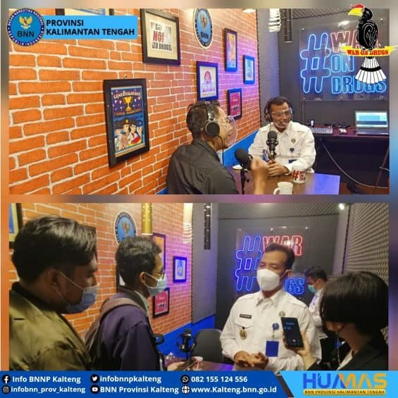BNNP Kalteng Launching Podcast BISIK TENA