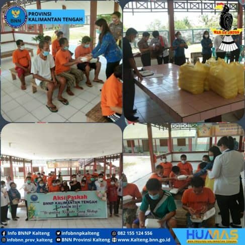 Kegiatan Perayaan Paskah di BNNP Kalimantan Tengah dilaksanakan dengan melakukan Kunjungan Kasih ke Yayasan Joint Adulam Ministry, sebuah panti khusus penderita gangguan mental di Palangka Raya