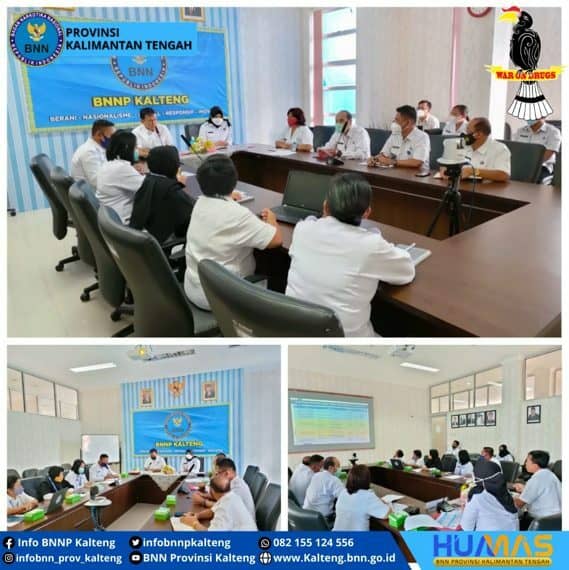 Kegiatan Monitoring dan Evaluasi Bidang Pemberantasan di Lingkungan BNNP Kalimantan Tengah oleh Deputi Bidang Pemberantasan BNN RI Kegiatan Monitoring dan Evaluasi Bidang Pemberantasan di Lingkungan BNNP Kalimantan Tengah oleh Deputi Bidang Pemberantasan BNN RI
