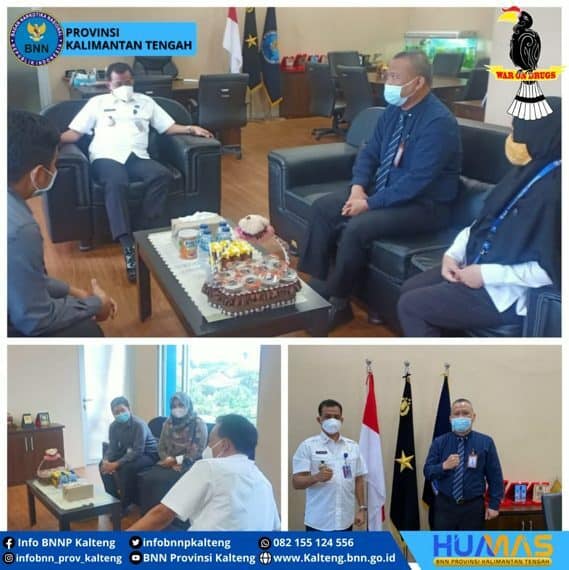 Kegiatan Audiensi Kepala Cabang Bank Syariah Indonesia di Palangka Raya dengan Kepala BNNP Kalten Kegiatan Audiensi Kepala Cabang Bank Syariah Indonesia di Palangka Raya dengan Kepala BNNP Kalten