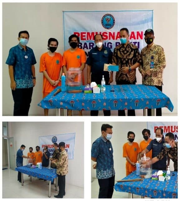 Pemusnahan Barang Bukti Narkotika hasil ungkap perkara BNNP Kalteng bulan Maret 2021 Pemusnahan Barang Bukti Narkotika hasil ungkap perkara BNNP Kalteng bulan Maret 2021