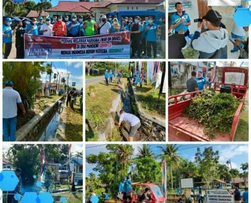 Olahraga Bersama dan Kerja Bakti dalam rangka Pra HANI 2021