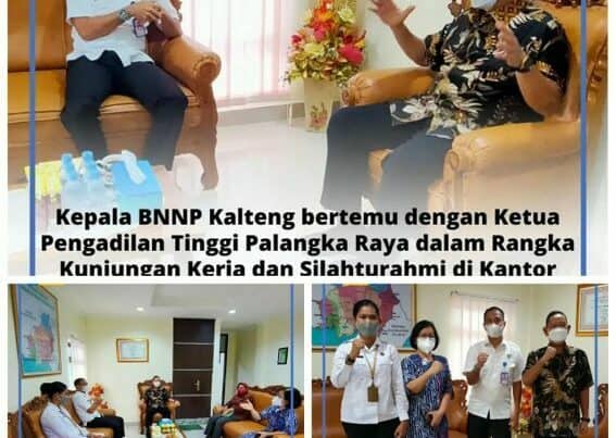 Kunjungan Kerja dan Silaturahmi Ke Pengadilan Tinggi Kalimantan Tengah