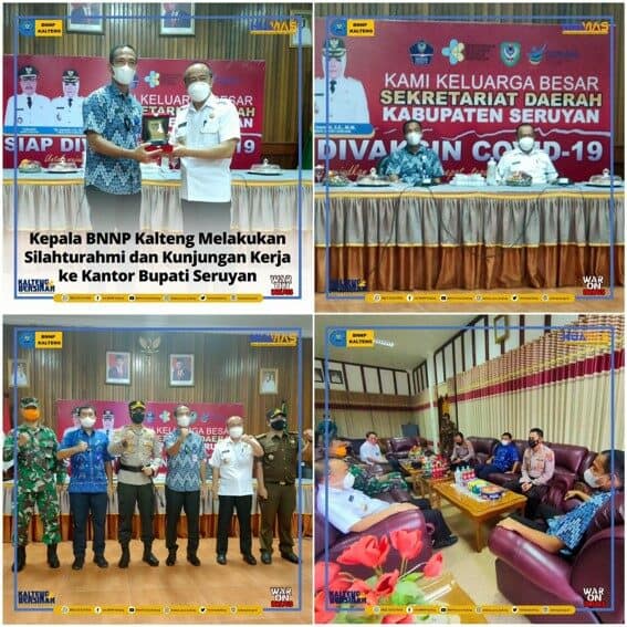 Kunjungan Kerja dan Sosialisasi Kepala BNNP Kalteng ke Pemerintah Kabupaten Seruyan