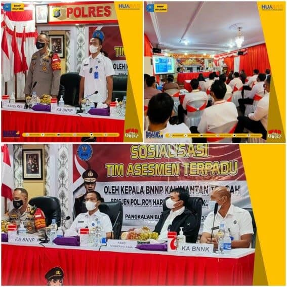 Silahturahim dan Sosialisasi Tim Asesmen Terpadu di Polres Kotawaringin Barat