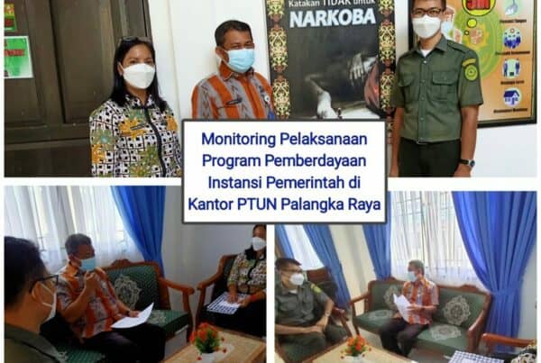 Monitoring Pelaksanaan Program Pemberdayaan Instansi Pemerintah