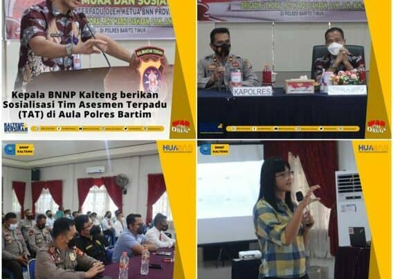 Silahturahmi dan Sosialisasi Asesmen Terpadu di Polres Bartim