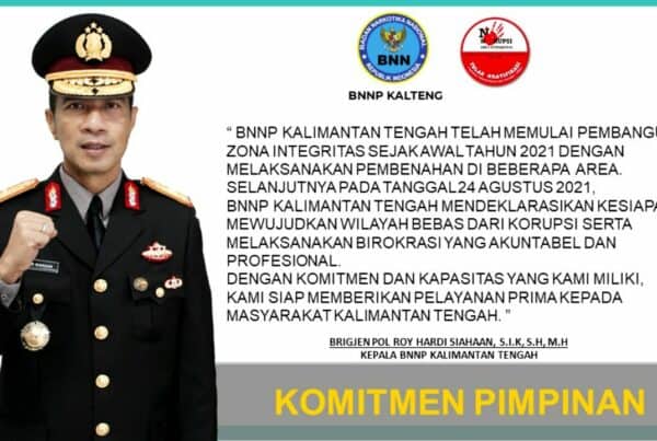 PEMBANGUNAN ZONA INTEGRITAS BNNP KALIMANTAN TENGAH MENUJU WBK