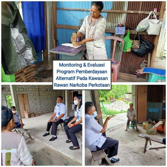 Monitoring & Evaluasi Program Pemberdayaan Alternatif Pada Kawasan Rawan Narkoba Perkotaan/Perdesaan Monitoring & Evaluasi Program Pemberdayaan Alternatif Pada Kawasan Rawan Narkoba Perkotaan/Perdesaan