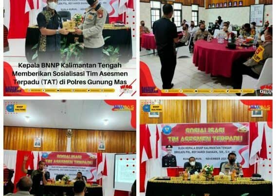 Kegiatan Sosialisasi Asesmen Terpadu di Polres Gunung Mas