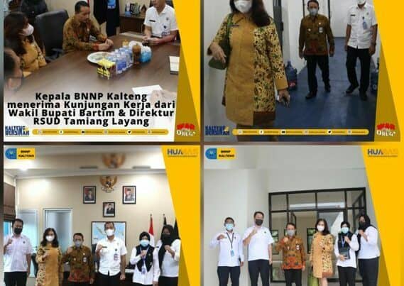 Kepala BNNP Kalteng Menerima Kunjungan Kerja Dari Wakil Bupati Bartim & Direktur RSUD Tamiang Layang