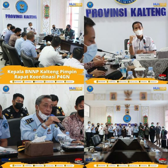 Rapat Koordinasi Pemberantasan Penyalahgunaan dan Peredaran Gelap Narkoba di Provinsi Kalimantan Tengah