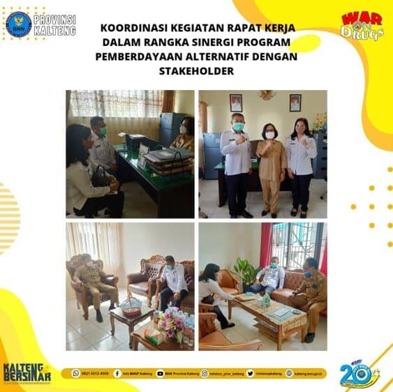 Koordinasi dalam rangka Kegiatan Rapat Kerja dalam Rangka Sinergi Program Pemberdayaan Alternatif dengan Stakeholder