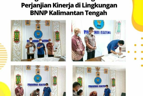 Penandatanganan Perjanjian Kinerja di Lingkungan BNNP Kalteng