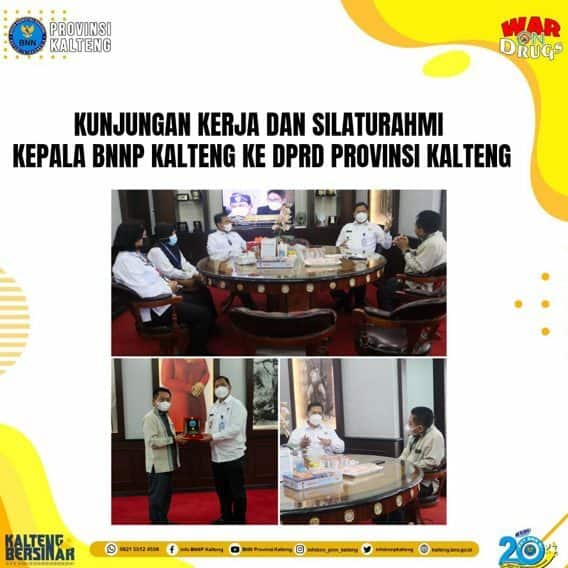 Kunjungan Kerja & Silaturahmi Kepala BNNP Kalteng ke Kantor DPRD Provinsi Kalteng Kunjungan Kerja & Silaturahmi Kepala BNNP Kalteng ke Kantor DPRD Provinsi Kalteng