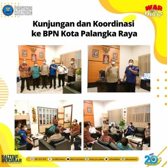 Kunjungan Kerja dan Koordinasi ke BPN Kota Palangka Raya Kunjungan Kerja dan Koordinasi ke BPN Kota Palangka Raya