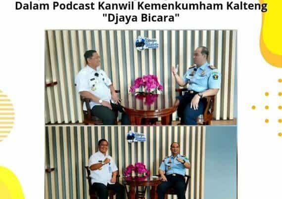 Kepala BNNP Kalteng Menjadi Narasumber Dalam Podcast Kanwil Kemenkumham “Djaya Bicara“