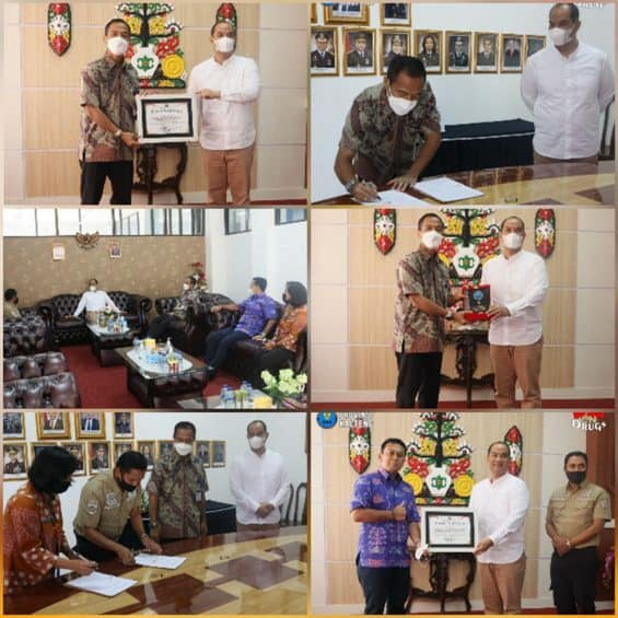 Kepala BNNP Kalteng Menerima Piagam Penghargaan Dari Kepala Kanwil Kemenkunham Kalteng