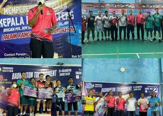 Penutupan Badminton Tournament Piala Kepala BNNP Kalteng