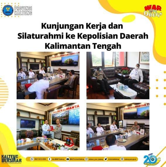 Kunjungan Kerja dan Silaturahmi ke Kepolisian Daerah Kalimantan Tengah Kunjungan Kerja dan Silaturahmi ke Kepolisian Daerah Kalimantan Tengah