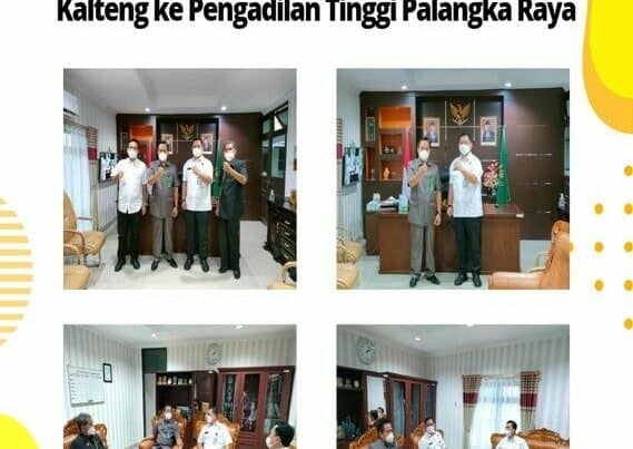 Kegiatan Kunjungan Kerja & Silaturahmi Kepala BNNP Kalteng Ke Pengadilan Tinggi Palangka Raya