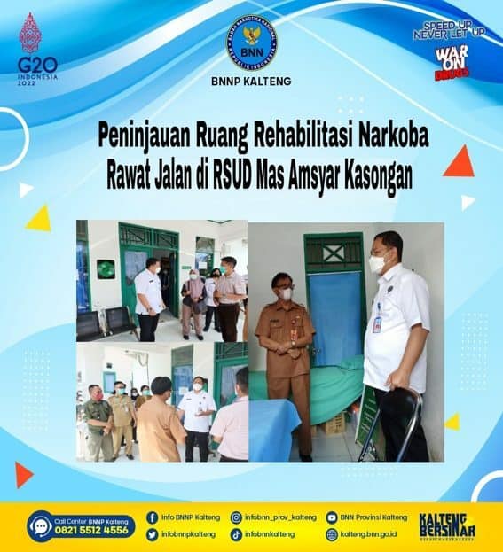 Peninjauan Ruang Rehabilitasi Narkoba Rawat Jalan Di Rsud Mas Amsyar Kasongan