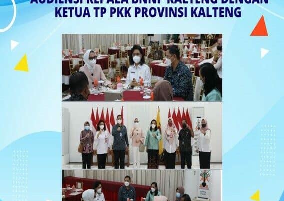 Kegiatan Audiensi Kepala BNNP Kalteng Dengan Ketua TP PKK Provinsi Kalimantan Tengah