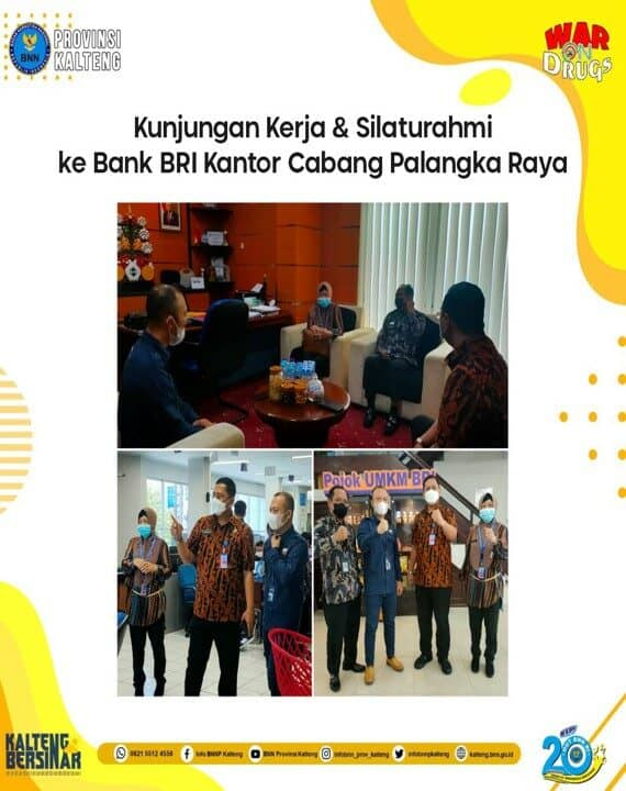 Kegiatan Kunjungan Kerja & Silaturahmi Ke Bank BRI Kantor Cabang Palangka Raya