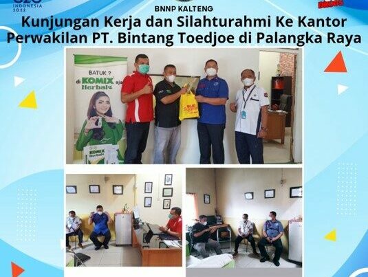 Kunjungan Kerja dan Silahturahmi ke Kantor PT. Bintang Toejdoe di Palangka Raya