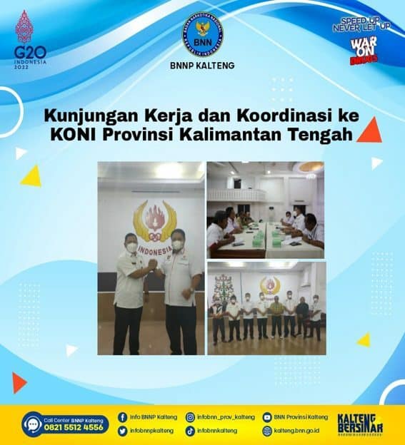 Kunjungan Kerja Dan Koordinasi Ke KONI Provinsi Kalimantan Tengah Kunjungan Kerja Dan Koordinasi Ke KONI Provinsi Kalimantan Tengah