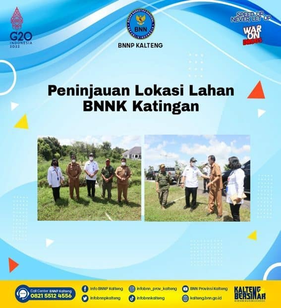 Peninjauan Lokasi Lahan BNNK Katingan Peninjauan Lokasi Lahan BNNK Katingan
