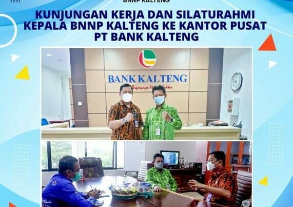 Kegiatan Kunjungan Kerja Dan Silaturahmi Ketua BNNP KalTeng Ke Kantor Pusat PT. BANK KalTeng