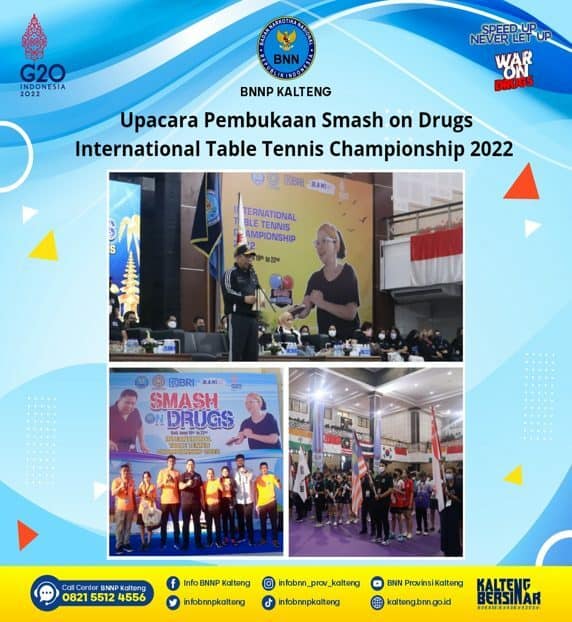 Upacara Pembukaan Smash On Drugs International Table Tennis Championship 2022 Konsep Otomatis
