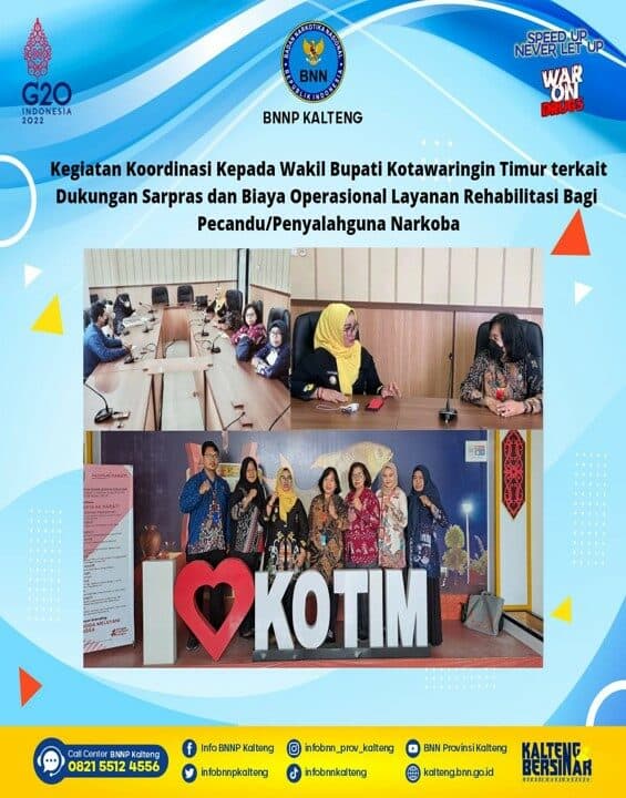 Kegiatan Koordinasi Kepada Wakil Bupati Kotawaringin Timur Terkait Dukungan Sarpras dan Biaya Operasional Layanan Rehabilitasi Bagi Pecandu/Penyalahguna Narkoba Konsep Otomatis