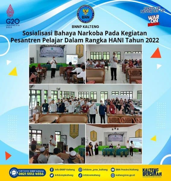 Sosialisasi Bahaya Narkoba Pada Kegiatan Pesantren Pelajar Dalam Rangka HANI Tahun 2022 Konsep Otomatis