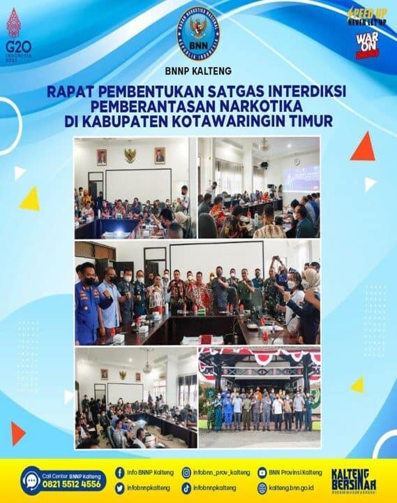 Kegiatan Rapat Pembentukan Satgas Interdiksi Pemberantasan Narkotika di Kab. Kotawaringin Timur Kegiatan Rapat Pembentukan Satgas Interdiksi Pemberantasan Narkotika di Kab. Kotawaringin Timur