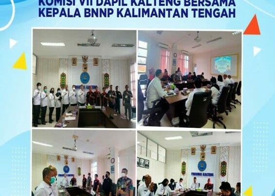 Kegiatan Audiensi Anggota DPR RI Komisi VII Dapil Kalteng Bersama Kepala BNNP Kalimantan Tengah