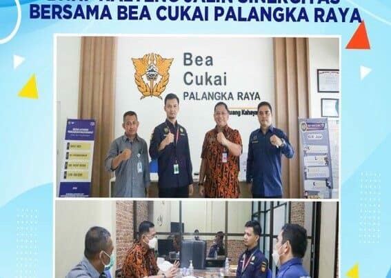 Kegiatan BNNP Kalteng Jalin Sinergitas Bersama Bea Cukai Palangka Raya