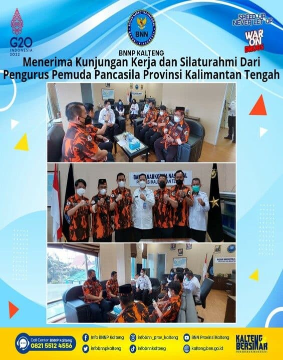 Kegiatan Kunjungan Kerja dan Silaturahmi dari Pengurus Pemuda Pancasila Provinsi Kalimantan Tengah Kegiatan Kunjungan Kerja dan Silaturahmi dari Pengurus Pemuda Pancasila Provinsi Kalimantan Tengah