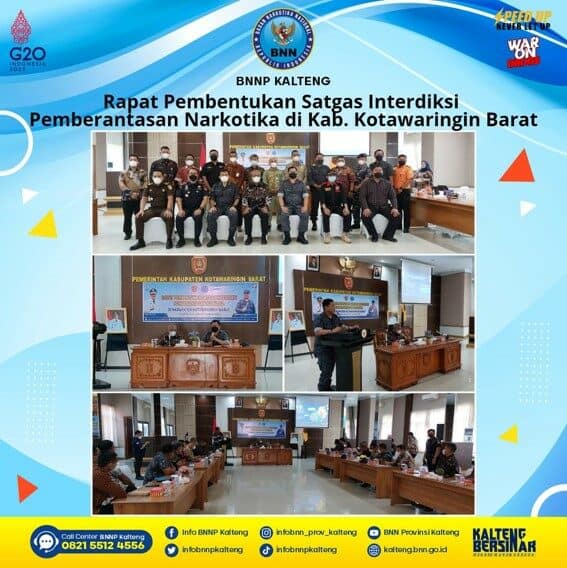 Kegiatan Rapat Pembentukan Satgas Interdiksi Pemberantasan Narkotika di Kab. Kotawaringin Barat Kegiatan Rapat Pembentukan Satgas Interdiksi Pemberantasan Narkotika di Kab. Kotawaringin Barat