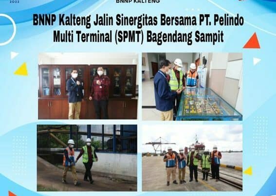 BNNP Kalteng Jalin Sinergitas Bersama Pt. Pelindo Multi Terminal (SPMT) Bagendang Sampit