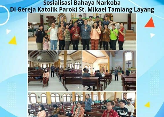 Sosialisasi Bahaya Narkoba di Gereja Katolik Paroki St. Mikael Tamiang Layang Sosialisasi Bahaya Narkoba di Gereja Katolik Paroki St. Mikael Tamiang Layang