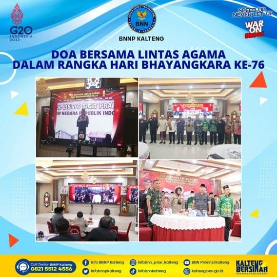 Kegiatan Doa Bersama Lintas Agama Dalam Rangka Hari Bhayangkara Ke-76 Kegiatan Doa Bersama Lintas Agama Dalam Rangka Hari Bhayangkara Ke-76