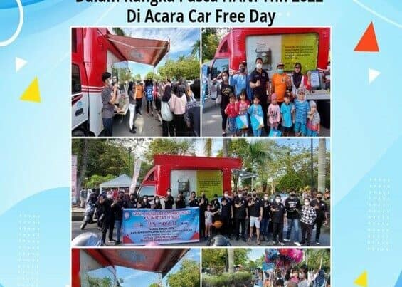 Kegiatan Sosialisasi Bahaya Narkoba dan Pemeriksaan Kesehatan Dalam Rangka Pasca Hani Tahun 2022 Di Acara Car Free Day
