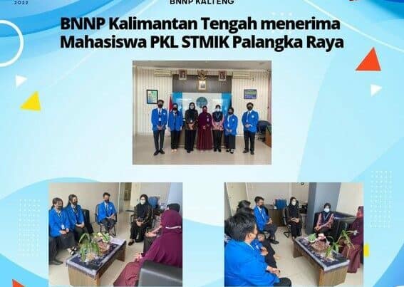 Kegiatan Penerimaan Mahasiswa Praktek Kerja Lapangan di BNNP Kalteng