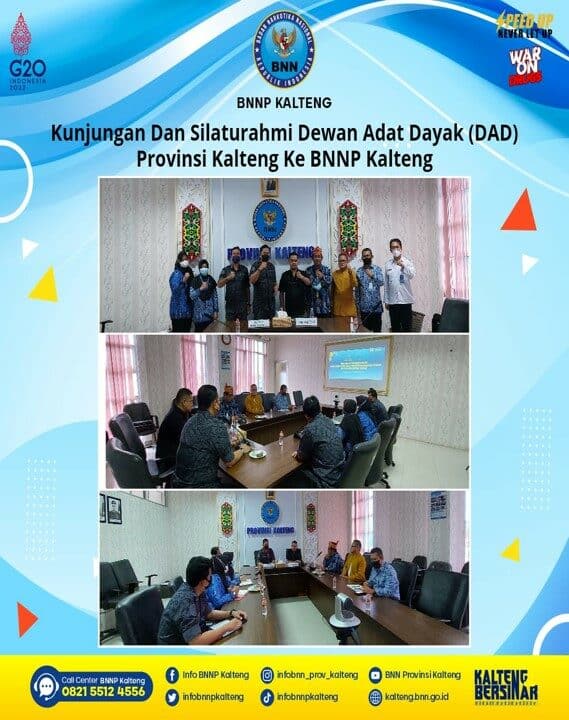Kunjungan Dan Silaturahmi Dewan Adat Dayak (DAD) Provinsi Kalimantan Tengah Kunjungan Dan Silaturahmi Dewan Adat Dayak (DAD) Provinsi Kalimantan Tengah