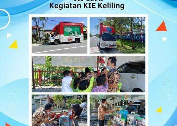 KIE Keliling BNNP Kalteng Dan Penempelan Stiker War On Drugs