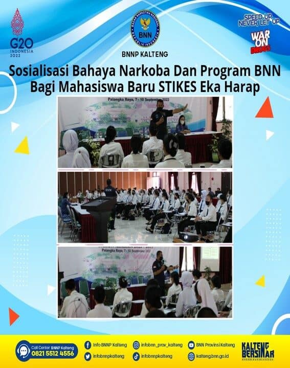 Sosialisasi Bahaya Narkoba Bagi Mahasiswa Baru Stikes Eka Harahap